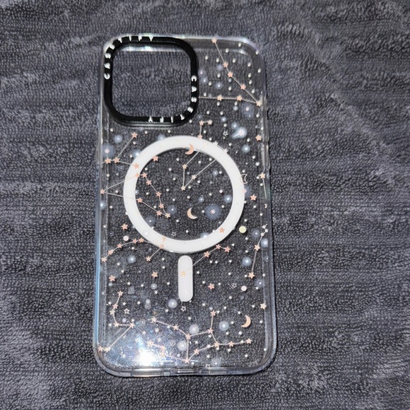 iPhone 15 Pro Max Casetify Starry Night Clear Phone Case - Picture 1 of 2